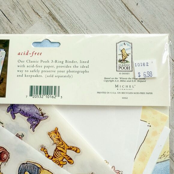 Vintage Classic Winnie the Pooh Scrapbook Page Kits Lot Christmas & Celebration - Picture 12 of 12